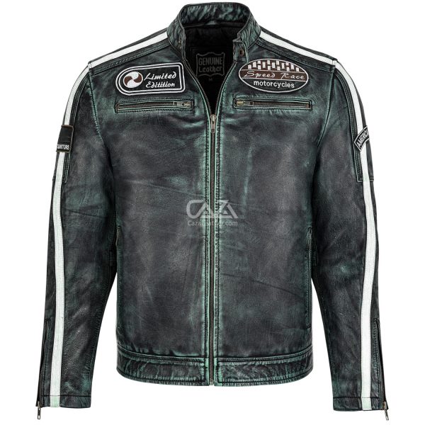 CafeRacer Waxed Leather Jacket
