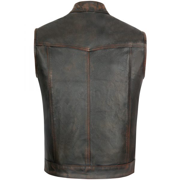 SOA-Leather-Vest-Brown-Waxed