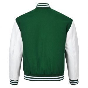 Varsity Jacket Green White