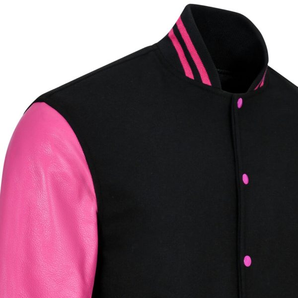 Varsity Jacket Black Pink