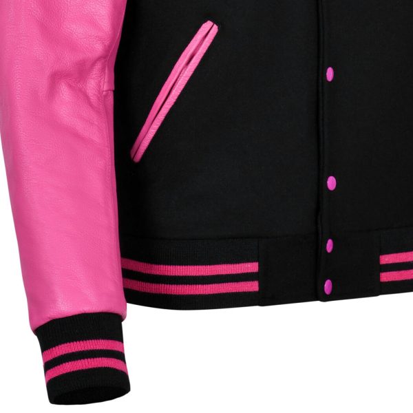 Varsity Jacket Black Pink