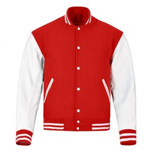 Varsity Jacket Red and White