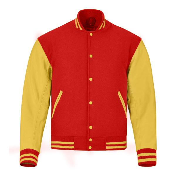 varsity jacket Red/Yellow