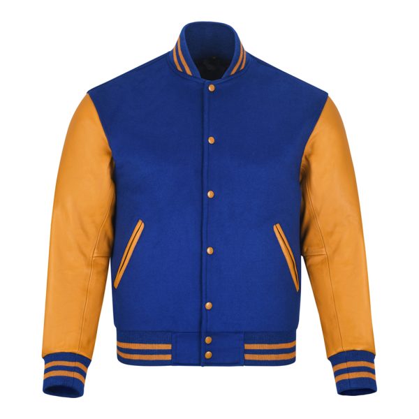 Letterman Jacket Blue and Gold