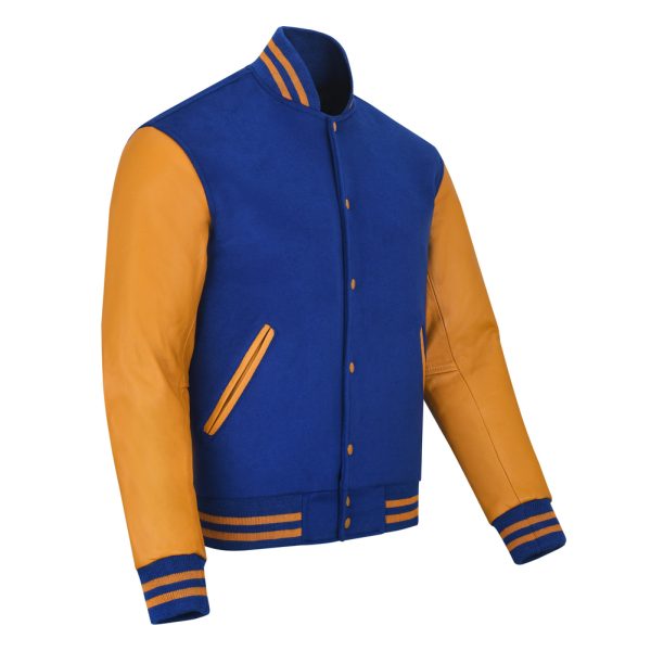 Letterman Jacket Blue and Gold