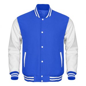 Varsity Jacket Blue White